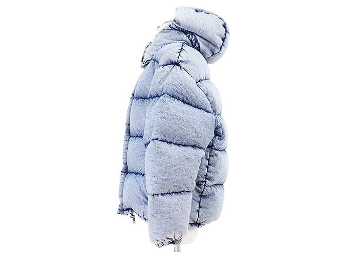 Chaqueta 2way de denim y plumón Miu Miu Azul - vista 3