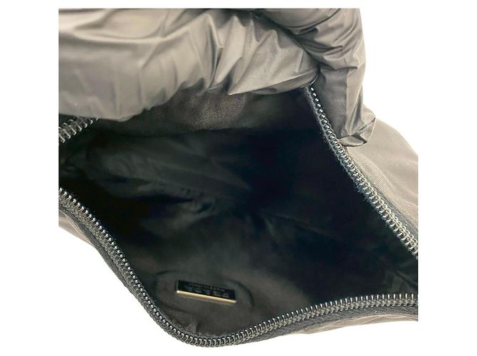 Borsa a mano in nylon Tessuto Prada Nero - vista 10
