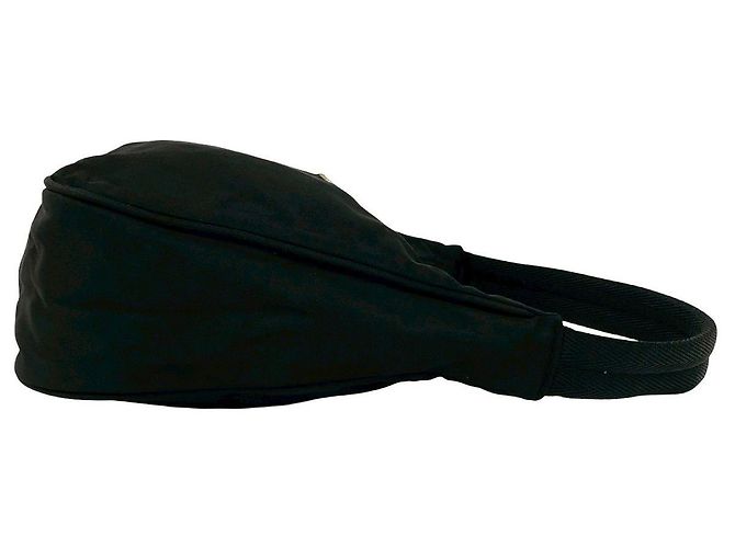 Borsa a mano in nylon Tessuto Prada Nero - vista 7