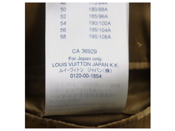 Abrigo de lana Louis Vuitton Castaño - vista 11
