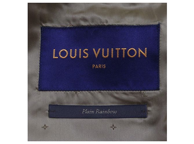 Abrigo de lana Louis Vuitton Castaño - vista 7