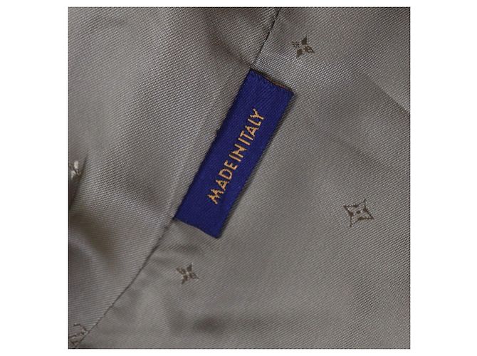 Abrigo de lana Louis Vuitton Castaño - vista 8