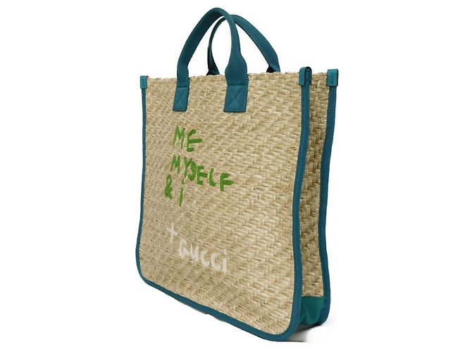 Gucci ME MYSELF & I Strohtasche Beige - Ansicht 2