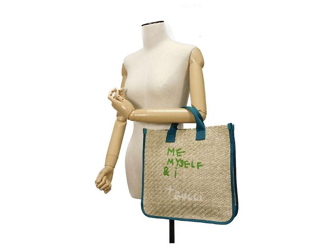 Gucci ME MYSELF & I Strohtasche Beige - Ansicht 5