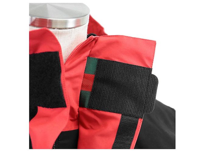 Chaqueta de algodón y nailon Colección 100 Aniversario Gucci Negro Roja Multicolor - vista 14