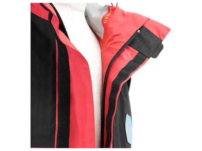Chaqueta de algodón y nailon Colección 100 Aniversario Gucci Negro Roja Multicolor - vista 4