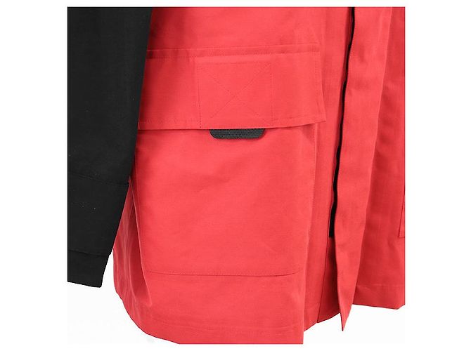 Chaqueta de algodón y nailon Colección 100 Aniversario Gucci Negro Roja Multicolor - vista 5