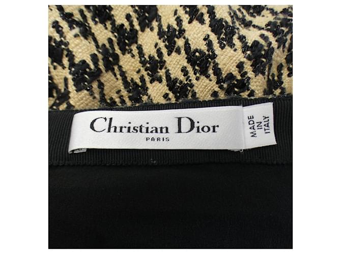 Falda Christian Dior Negro Beige - vista 4