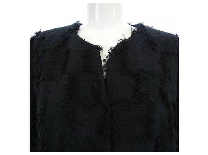 Timeless Chaqueta Chanel sin cuello Negro - vista 6