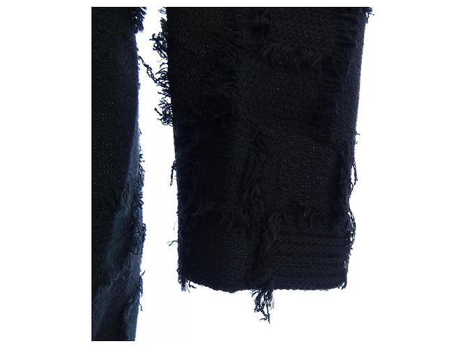 Timeless Chaqueta Chanel sin cuello Negro - vista 7