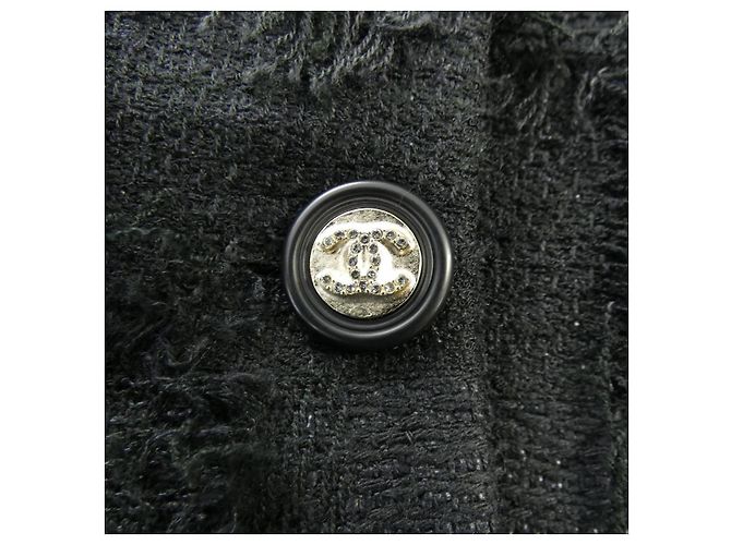Timeless Chaqueta Chanel sin cuello Negro - vista 8