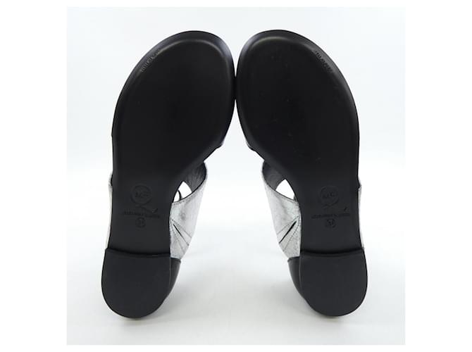 Alexander Mcqueen Sandali McQ Nero Argento - vista 4