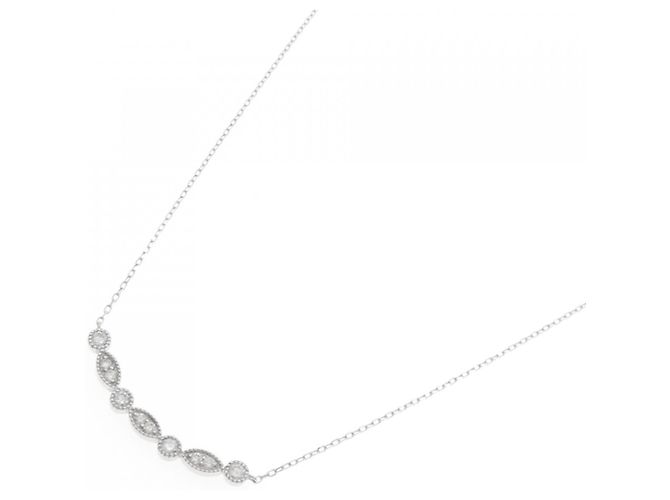 Autre Marque Collana in Au750 con Diamanti Argento - vista 2