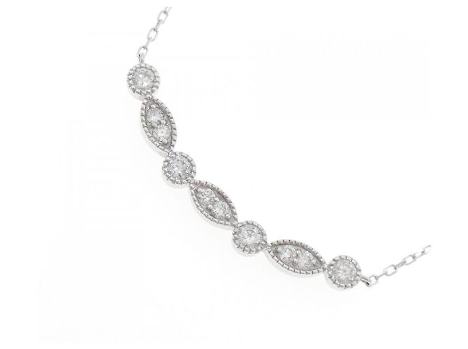 Autre Marque Collana in Au750 con Diamanti Argento - vista 3