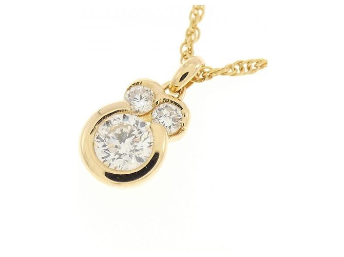Autre Marque Collana con Diamanti Au750 D'oro - vista 3