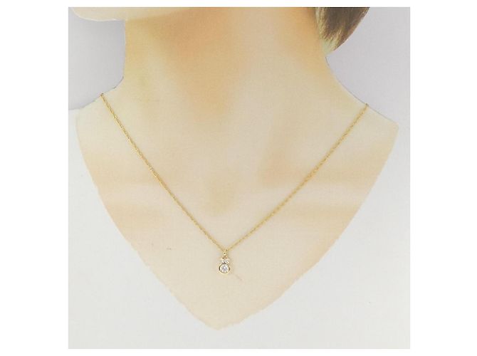 Autre Marque Collana con Diamanti Au750 D'oro - vista 6