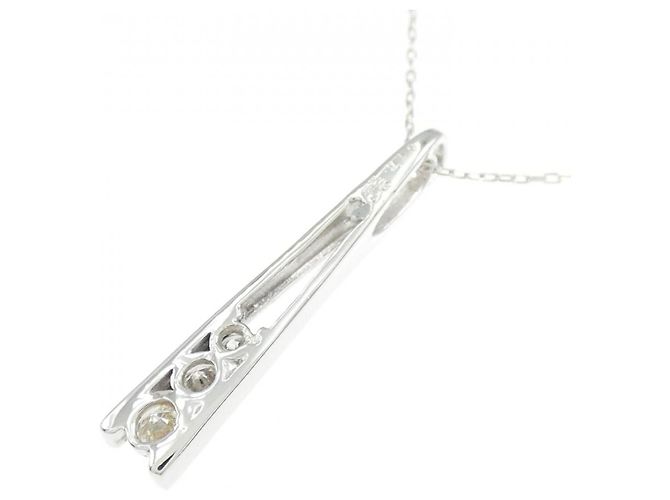 Autre Marque Collana in oro bianco Au750 e diamanti Argento - vista 4