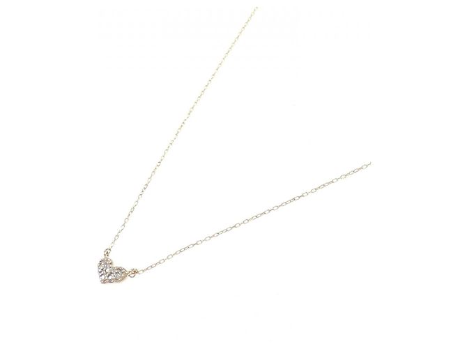 Autre Marque Collana Cuore di Diamante Au750 Rosa - vista 2