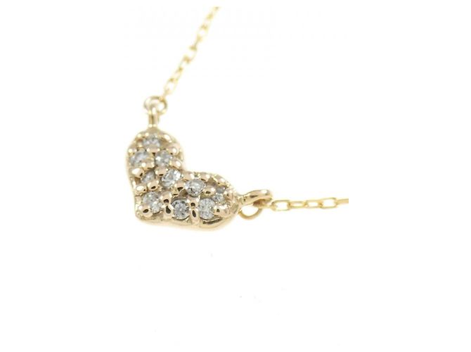 Autre Marque Collana Cuore di Diamante Au750 Rosa - vista 3