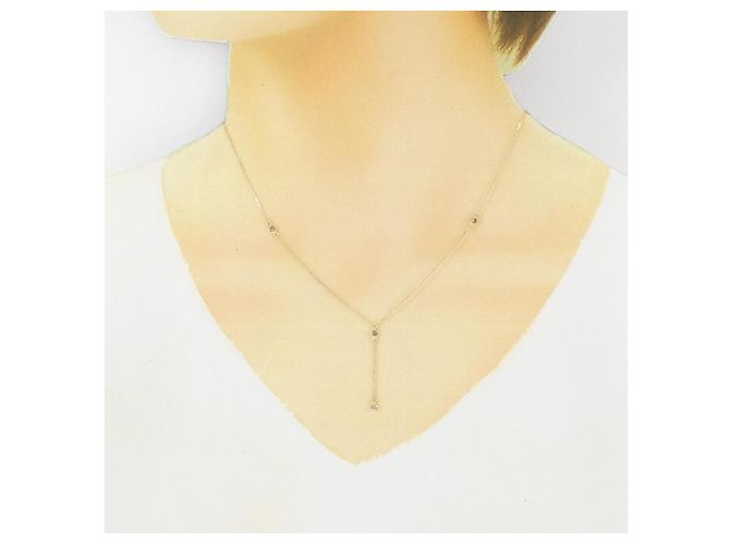 Autre Marque Collana con Diamanti Au750 D'oro - vista 6