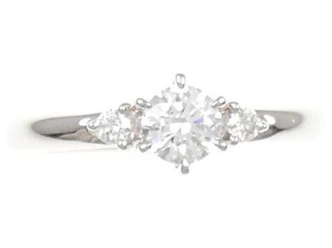 Autre Marque Anello con diamante in Pt950 Argento - vista 2