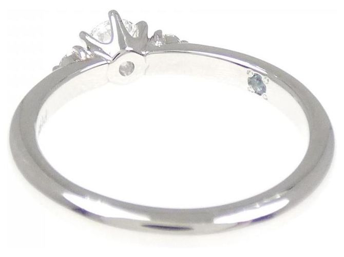 Autre Marque Anello con diamante in Pt950 Argento - vista 3