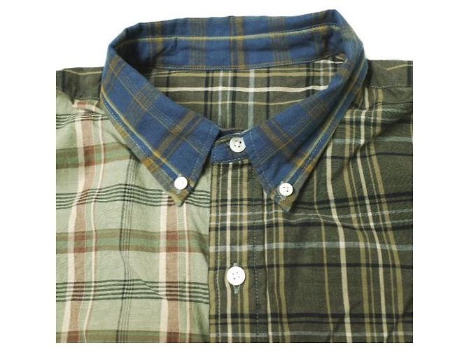 Autre Marque CAMICIA SSZ COLOR BLOCK in Cotone Multicolore - vista 4