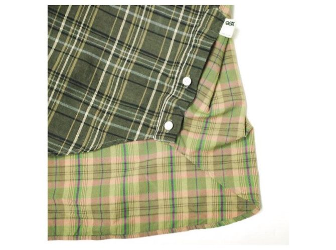 Autre Marque CAMICIA SSZ COLOR BLOCK in Cotone Multicolore - vista 6