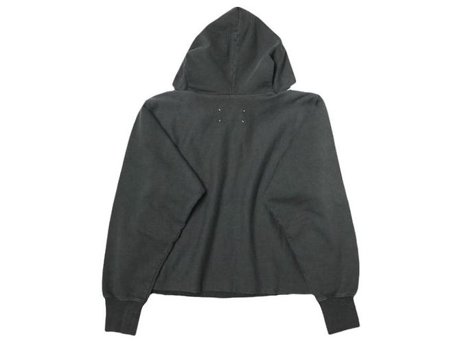 Maison Martin Margiela Sudadera Maison Margiela LOGO COTTON FLEECE Negro - vista 2