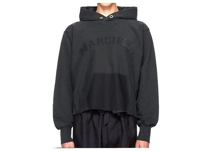 Maison Martin Margiela Sudadera Maison Margiela LOGO COTTON FLEECE Negro - vista 3