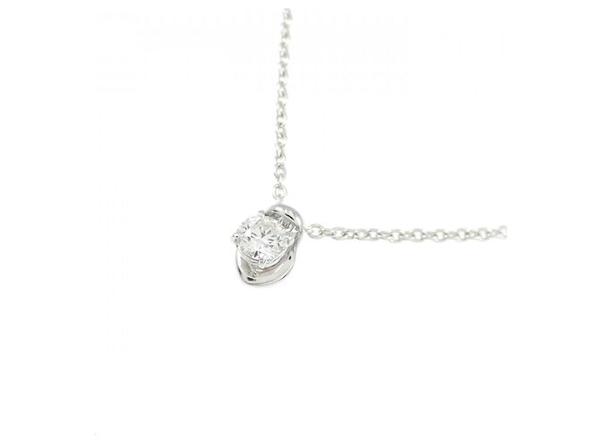 Autre Marque Collana in oro bianco Au750 e diamanti Argento - vista 3