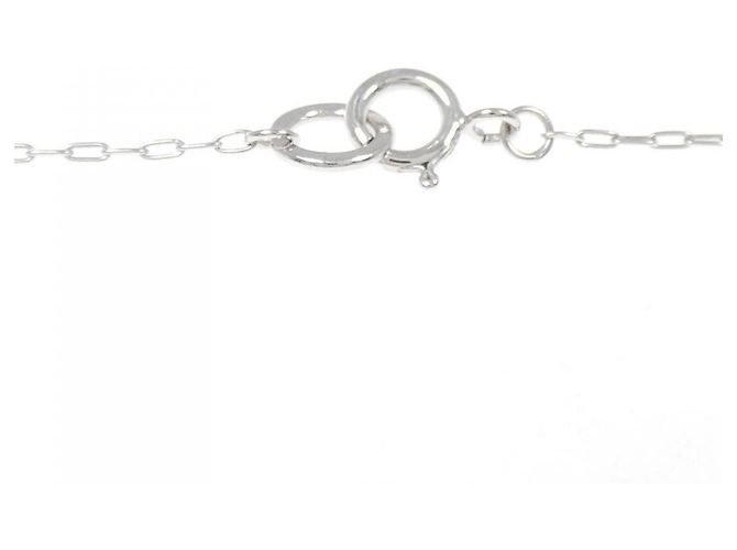 Autre Marque Colar de ouro branco Au750 e diamantes Prata - vista 5