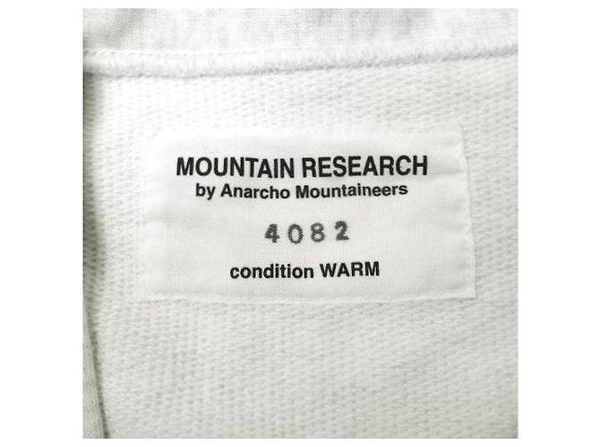 Autre Marque Cárdigan Kurt de algodón Mountain Research Blanco Azul claro - vista 7