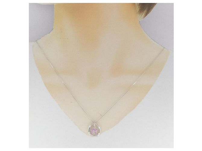 Autre Marque Collana in zaffiro e diamanti Au750 Argento - vista 6