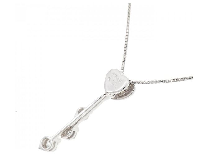 Autre Marque Collana in oro bianco Au750 e diamanti Argento - vista 4