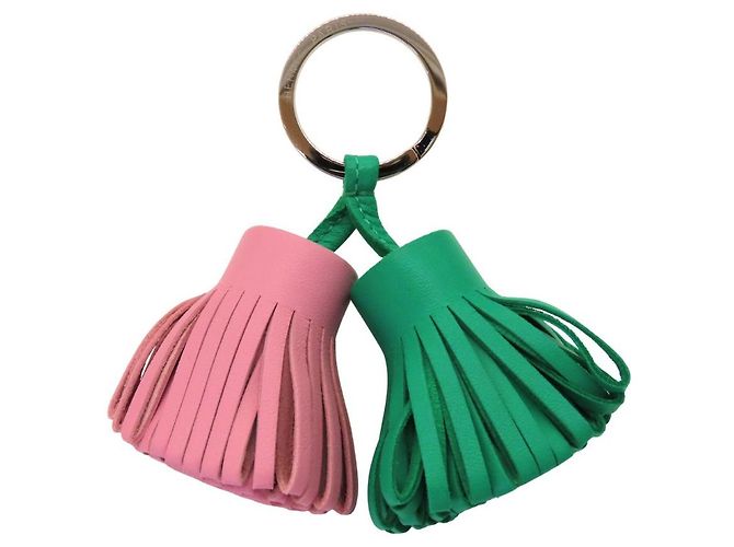 Hermès Hermes Carmen Uno Dos Agneau Milo Charm Verde - vista 10