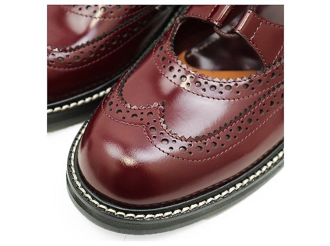 MARC JACOBS THE GHILLIE Sapatos de amarrar em couro de vaca - vista 11