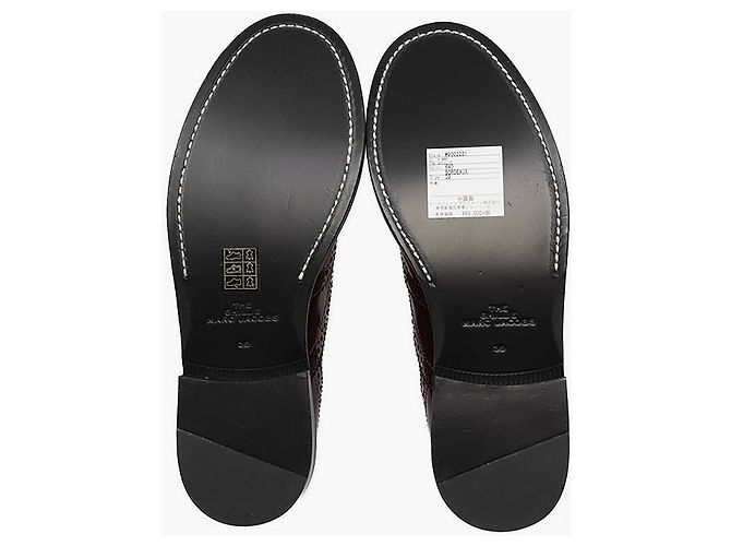 MARC JACOBS THE GHILLIE Sapatos de amarrar em couro de vaca - vista 9