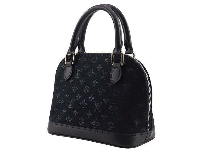 Borsa a mano Louis Vuitton Little Alma Monogram Nero - vista 3