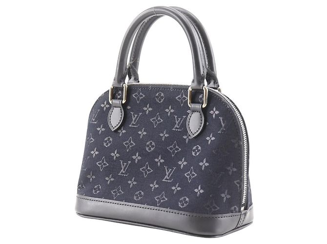 Borsa a mano Louis Vuitton Little Alma Monogram Nero - vista 4