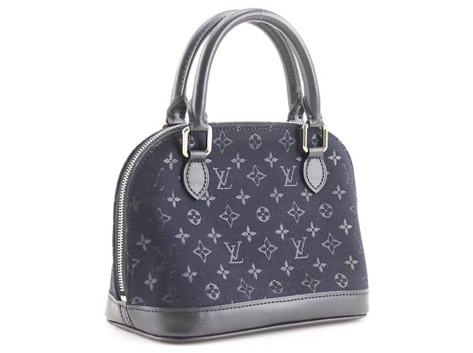 Borsa a mano Louis Vuitton Little Alma Monogram Nero - vista 6