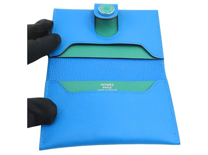 Hermès Hermes RMS Evercolor Card Case Green - view 6