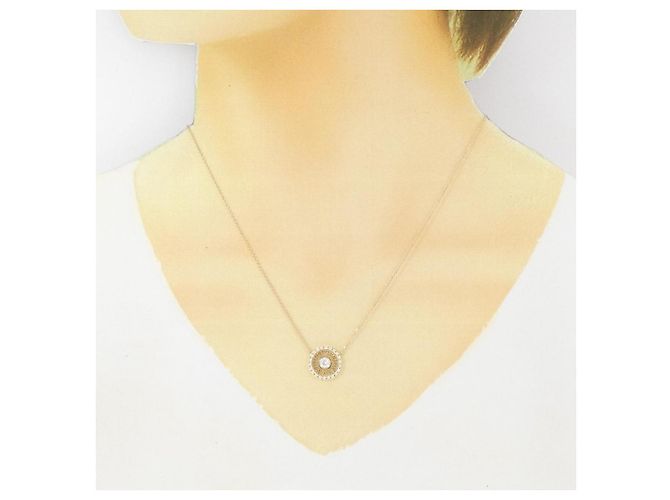Autre Marque Collana con Diamanti Au750 D'oro - vista 6