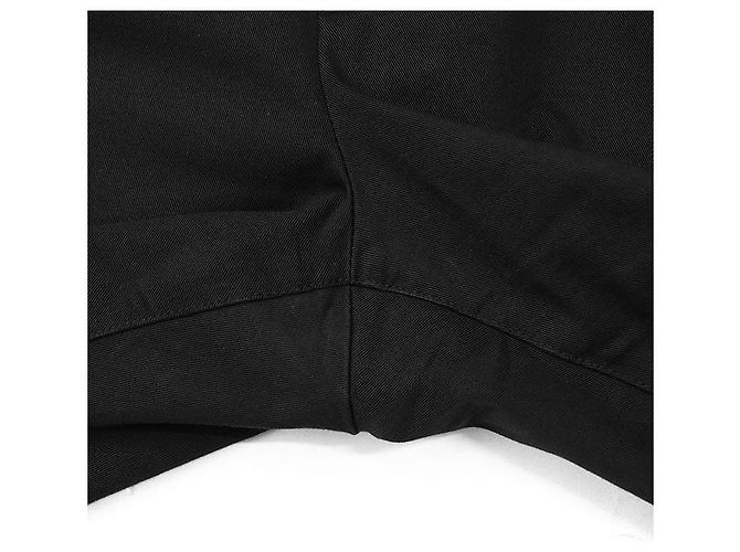 Fendi Bestickte Baumwoll-Twill-Hose Schwarz - Ansicht 12