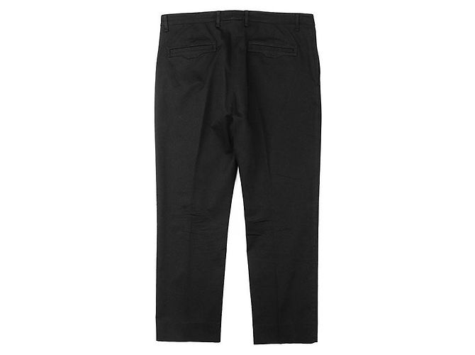 Fendi Bestickte Baumwoll-Twill-Hose Schwarz - Ansicht 4