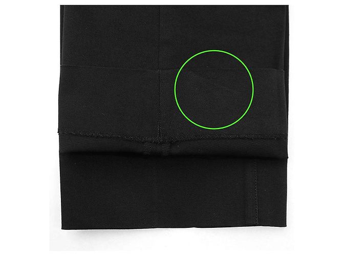 Fendi Bestickte Baumwoll-Twill-Hose Schwarz - Ansicht 7