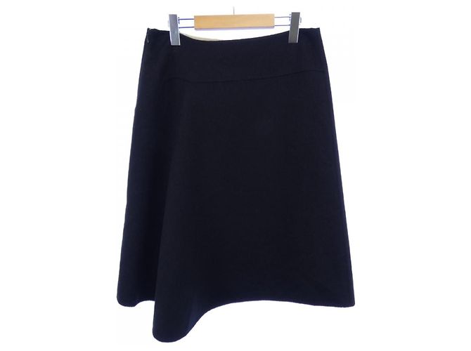 Hermès Falda de mezcla de cachemir Hermes Negro - vista 2