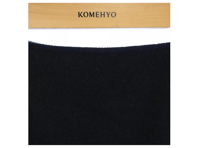 Hermès Falda de mezcla de cachemir Hermes Negro - vista 5