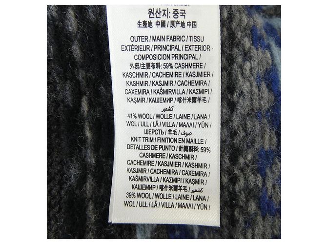 Tejido de cachemira Burberry Gris - vista 3