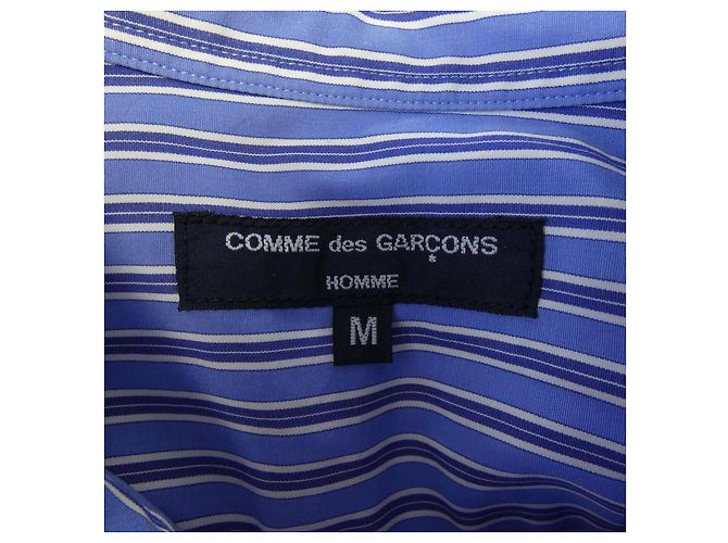 Camicia Comme des Garcons Homme Bianco Blu - vista 4